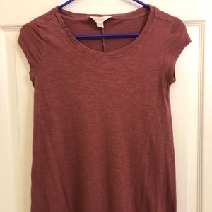 Sun and shadow tunic style t-shirt